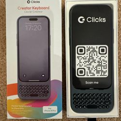 Clicks Keyboard for iPhone 15 Pro London Sky Founders Edition  