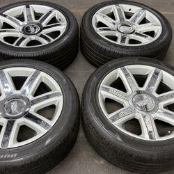 22 INCH 2017 CADILLAC ESCALADE RIMS AND TIRES 6 lug