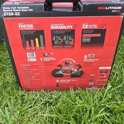 Milwaukee 2729-22 M18 Fuel Deep Cut Band Saw 2 Bat Kit