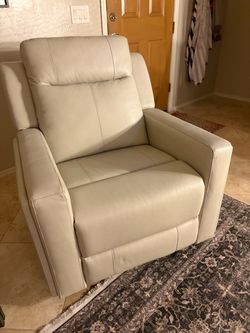 Abbyson Rhodes Natural Leather Recliner