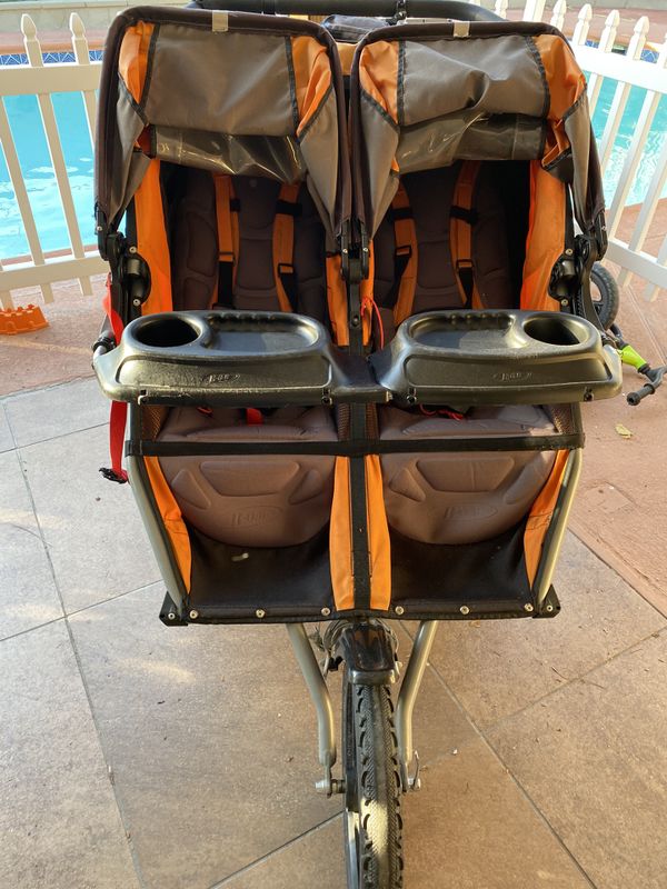 used bob double stroller