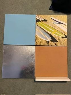 Pottery Barn 16x16 Tile Boards Set of 4