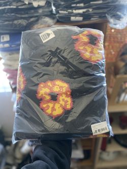 Denim Tears X Offset Hoodie Black/flames Orange