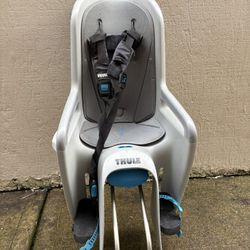 Thule RideAlong Child Bike Seat - Rear - Seat Post Mount - Light Gray