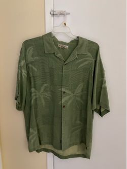 Tommy Bahama green Hawaiian shirt XL
