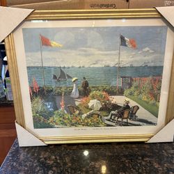 Garden At Sainte-Adresses Painting