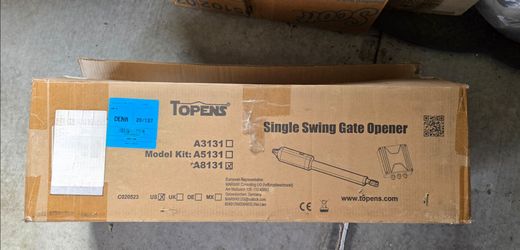 Topens A8131 Single Swing Gate Opener