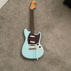 Squire Fender Blue guitar Nirvana kurt cobain