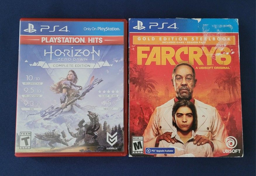 PS4/Playstation 4 Games ($8 each or both for $15)