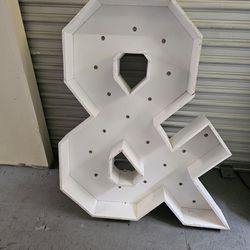 marquee letters wood & 5ft tall