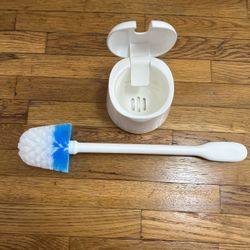 New Toilet Brush Soft Bristles With Canister 