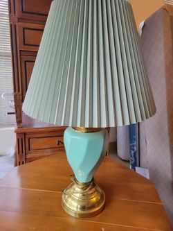 Medium Teal Lamp