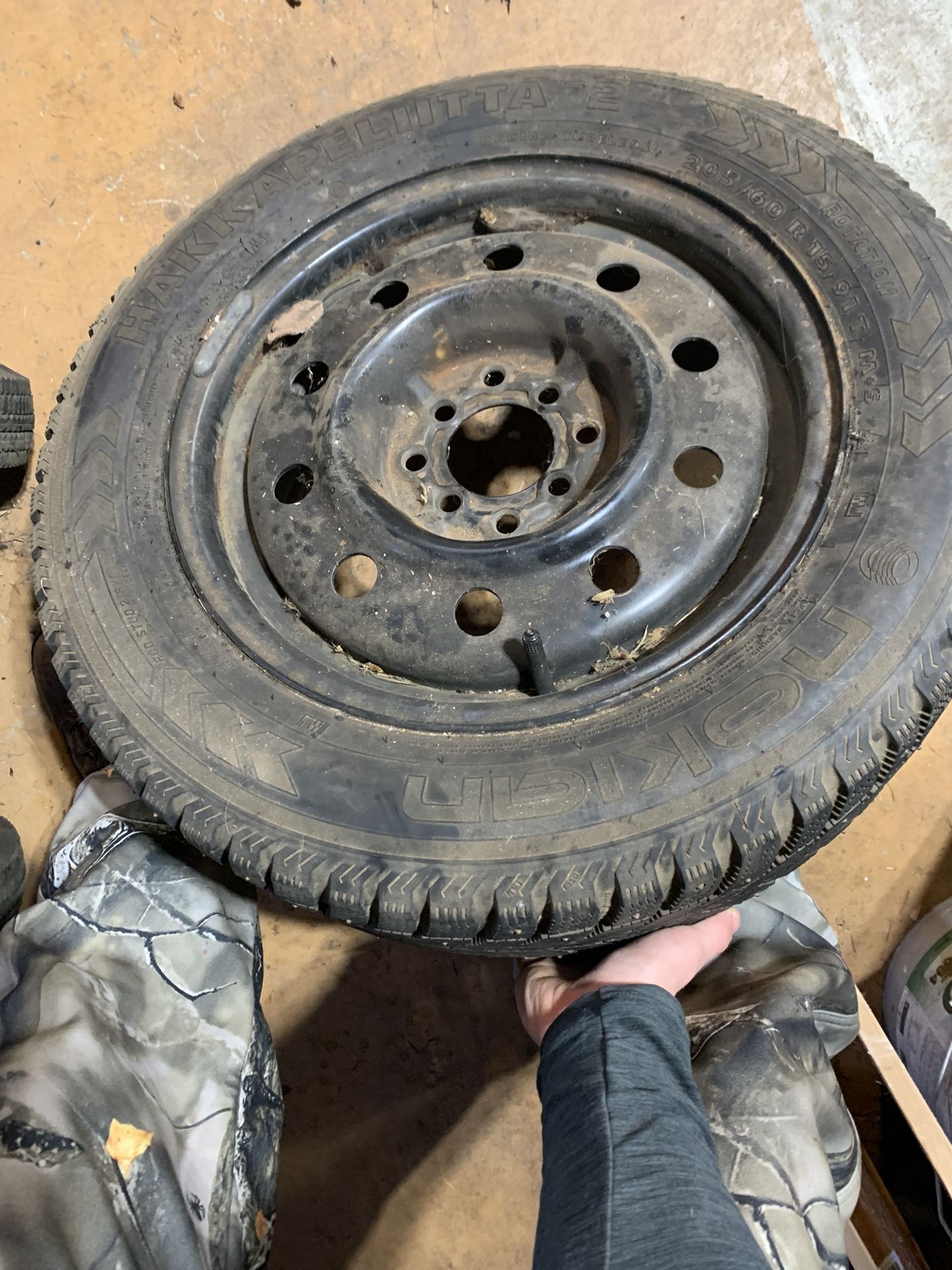 Studded Snow Tires Good Tread