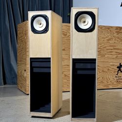 Fostex FE166NV2 6.5" Full Range Back Loaded Horn Type Cabinet! Custom Made Fresh