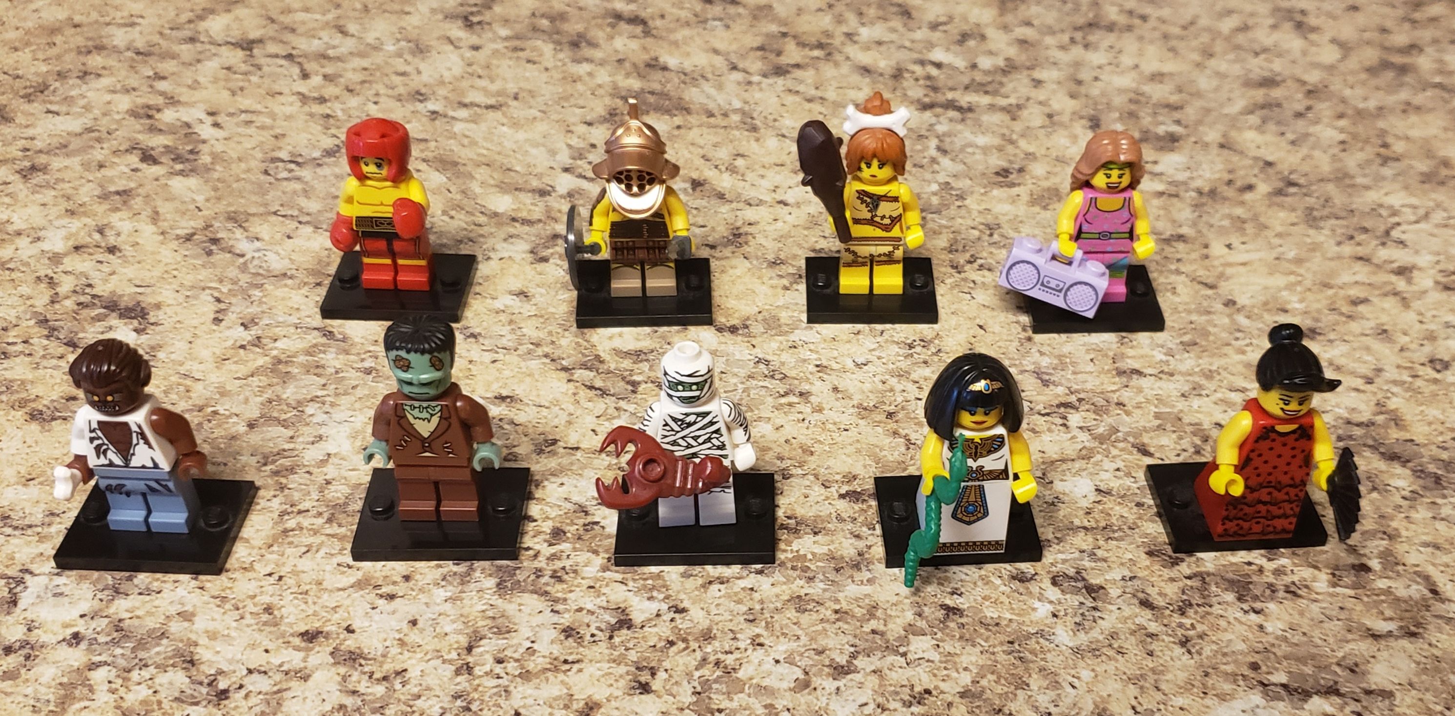 Lego Toys Minifigure Mini Figure Lot of 9 Series 3 4 5 6 100% Complete