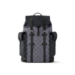 LV Christopher MM backpack- Dual Color Grey/black 