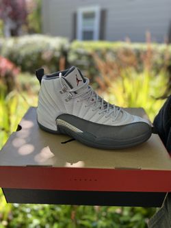 JORDAN 12 WHITE DARK GREY
