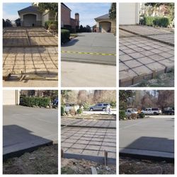 Concrete And Stamped Overlay Concrete 