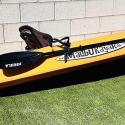 Malibu Fishing Kayak & Paddle/ Wheels