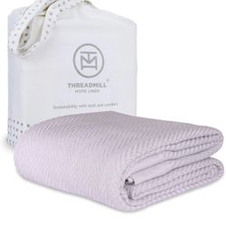 Threadmill Luxury Cotton Blankets for Queen Size Bed