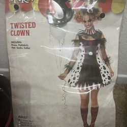 Women  Scary Clown Costume 