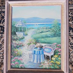 PAINTING Original Oil Canvas Vintage 