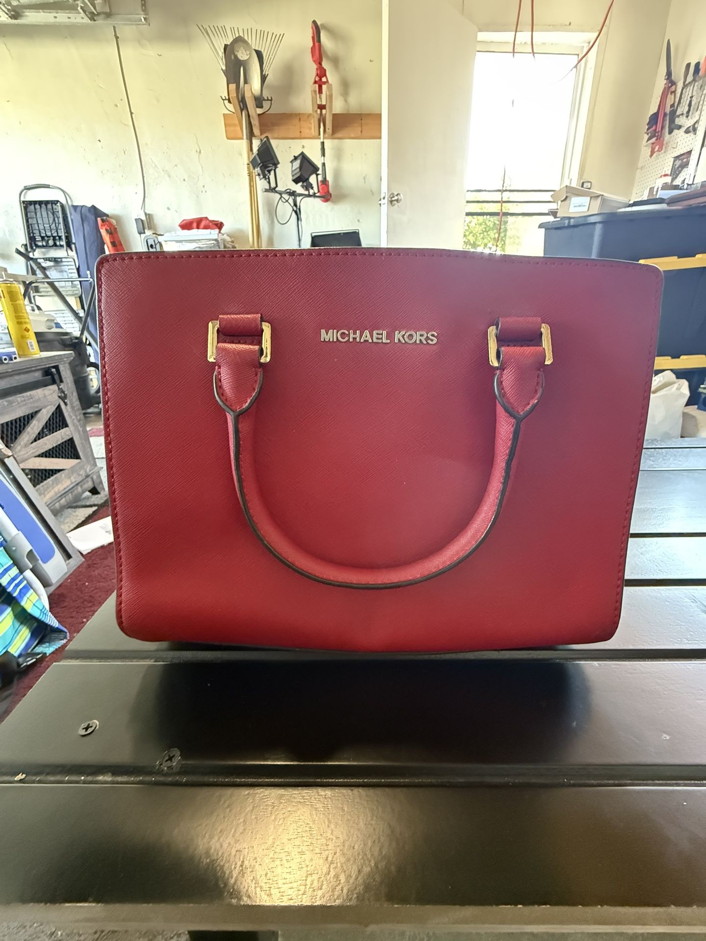 Michael Kors Marilyn Medium Saffiano Satchel