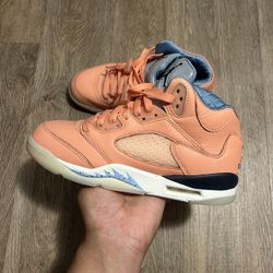 Air Jordan 5 Retro DJ Khaled We The Best Crimson  Style #DV4982-641 Size 5.5Y