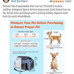 PETSKD SMALL PET CARRIER