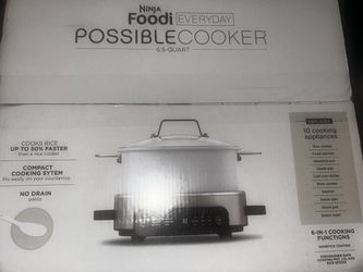 Ninja Foodi Everyday Possible Cooker, 6.5 Quart, 10-1 multipurpose appliance