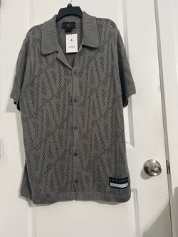 Jordan x A Ma Manière Knit Button-Up Shirt