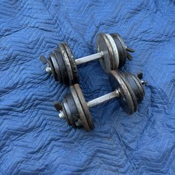 Ajustable Dumbbells 2x52.5 Lbs 