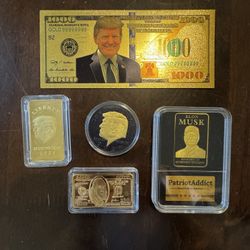 Gold Plated Collectibles $50 Takes All Or $15 Each