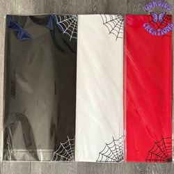 Halloween Spiderweb Floral Bouquet Wrapping Paper