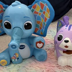 Vtech Elephant And Vtech Cat Combo Set