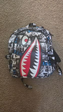 Brand new kids shark back pack