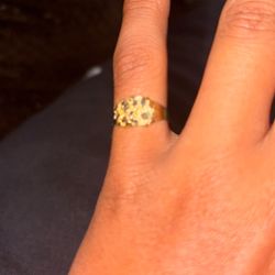 nugget pinky ring