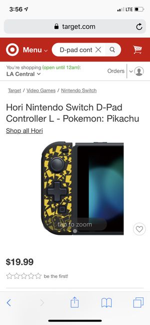 Hori Nintendo Switch D Pad Controller L Pokemon Pikachu