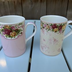 Royal Albert Old Country Roses China Coffee Mugs