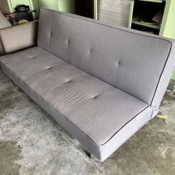 Target Convertible Sofa/ Futon Couch Light Blue/Gray