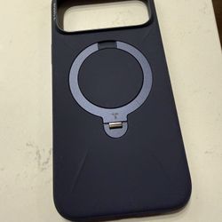 TORRAS Ostand Q3 Silicone for iPhone 17 Pro Max Case, Fit for MagSafe, 360 Spin Ring Holder Stand, Soft Liquid Silicone Cozy Grip, Camera Control, Pro