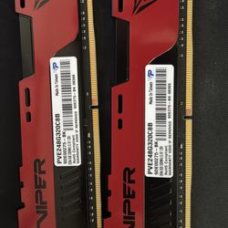 Patriot Memory Viper series DDR4 RAM sticks 
