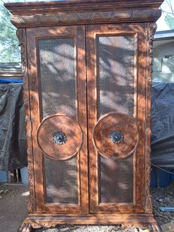 Antique armoire imported from India