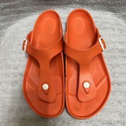 Birkenstock Orange Waterproof Sandal Size 41