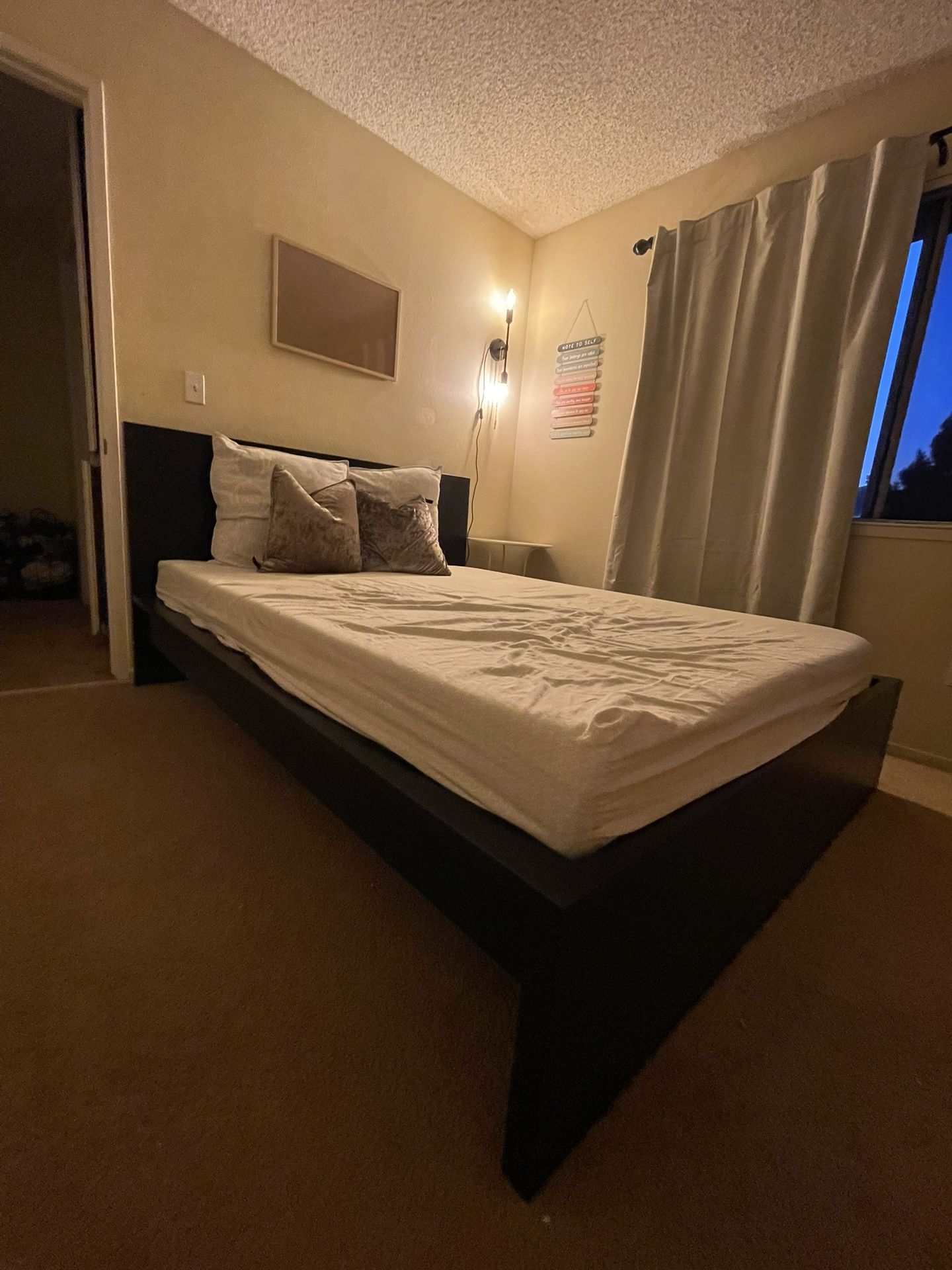 Bed Frame With Mattress