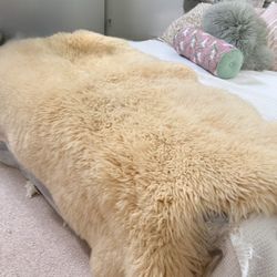 Vintage Sheepskin Rug