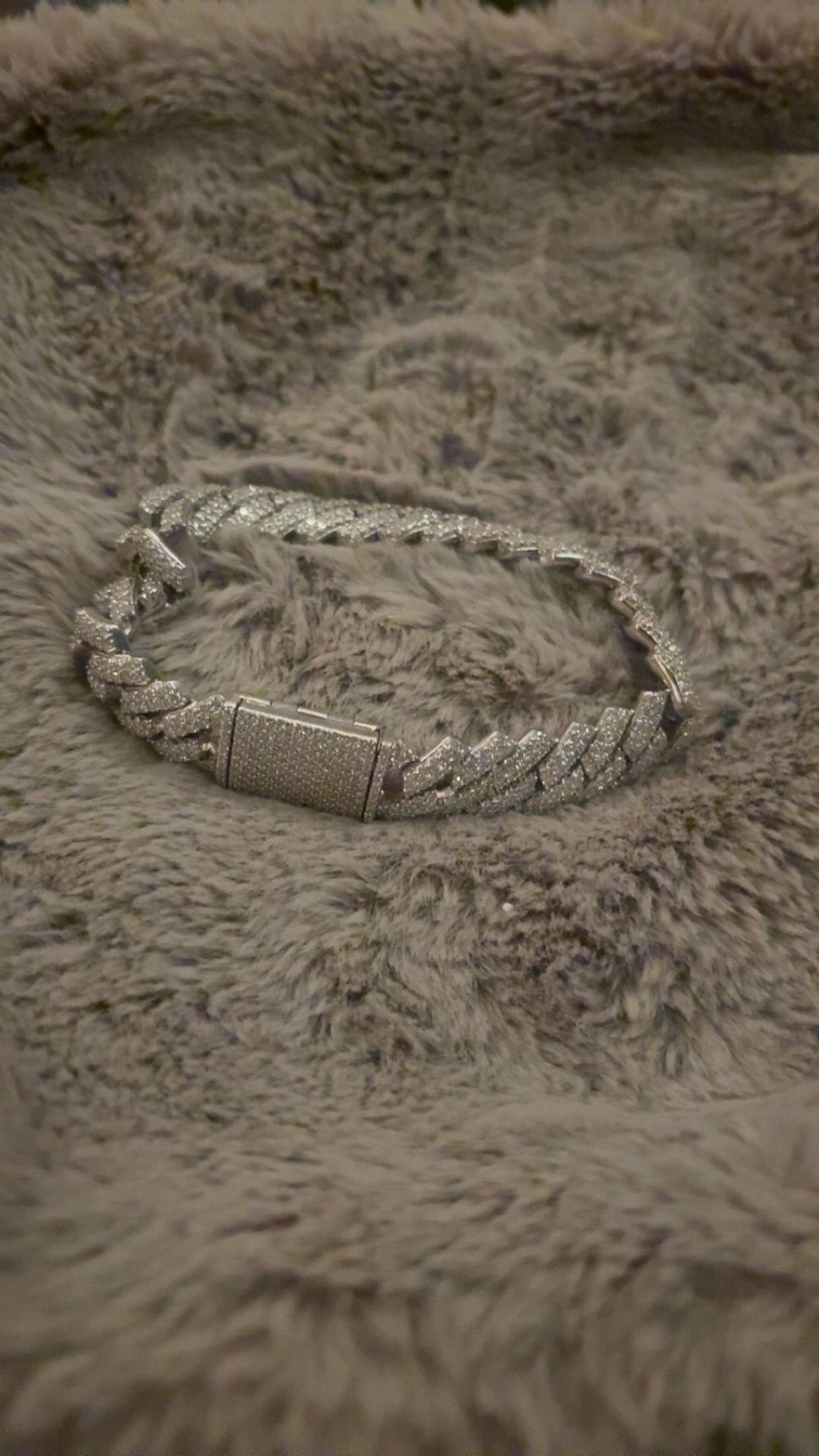 925S VVS & Moissanite Cuban Bracelet