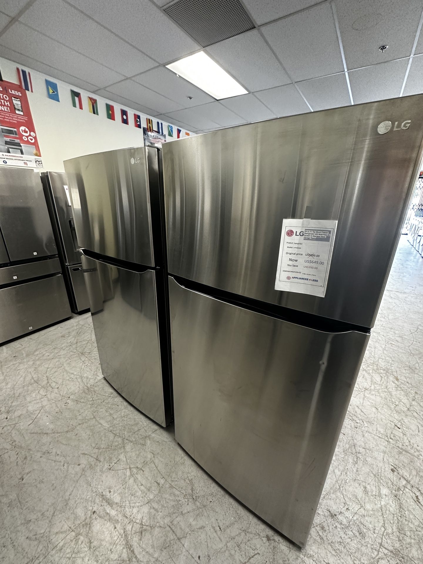 New LG Top Freezer Refrigerator 