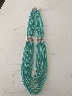 Turquoise necklace. From Francesca’s. Never worn.