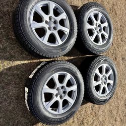 Audi Q5 17” wheels 235 65 17 Dunlop Winter Tires 5x112 VW Tiguan 